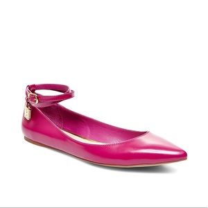 Juicy Couture Jazmin Ballet Flat, Sangria, Size 8